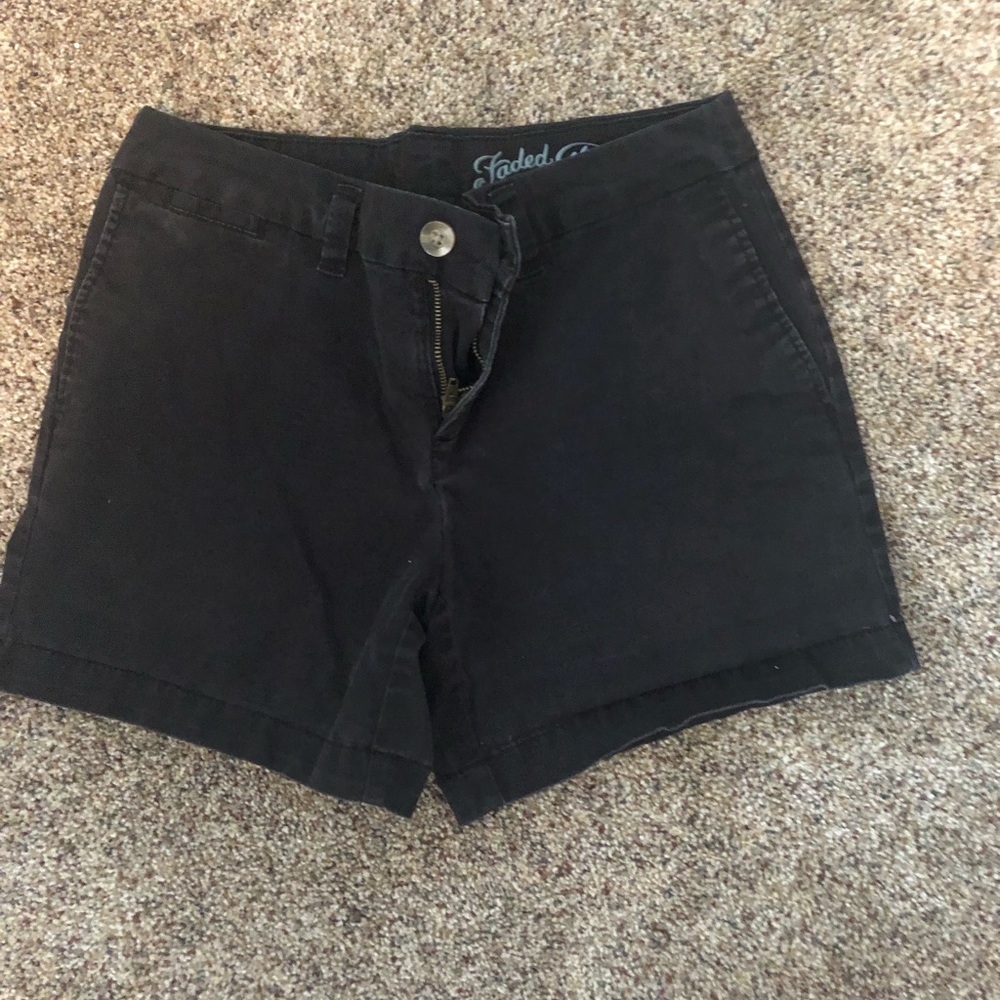 Faded Glory, black shorts.